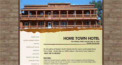 Desktop Screenshot of hometownhotelsd.com